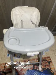  2 كرسي طعام وكوت كار سيت graco امريكي بسعر مميز