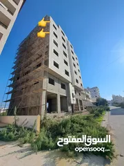  3 شقة مميزة واصلة لمرحلة القصارة 140م وسط مدينة طولكرم