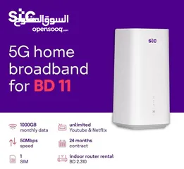  3 STC 5G Home broadband, Fiber, Voice and Data Sim