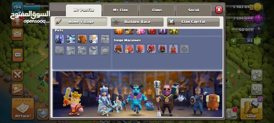  3 Clash of Clans and Clash Royal Account