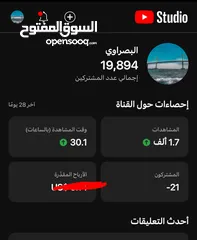  1 قناة يوتيوب محققة الربح