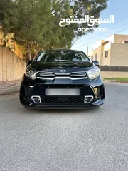  8 كيا مورننغ Morning 2021 GTLine فل كامل مع فتحة لون اسود مميز باقل سعر في السوق كاش او اقساط