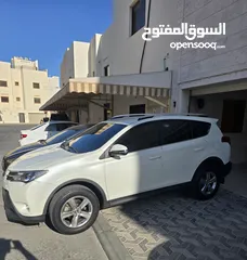  3 SUV Rav4 2015, white