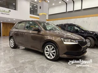  13 SKODA FABIA .. اوتوماتيك .. ترخيص 2019 .. باللون البني المميز