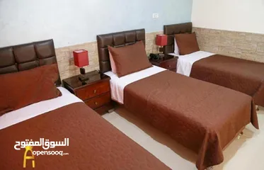  20 غرف فندقية مفروشة للايجار وسط البلد عمان