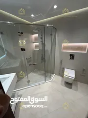  11 شقة مفروشة فاخرة ثالث مع روف جديد لم يسكن أرقى واجمل مناطق عبدون