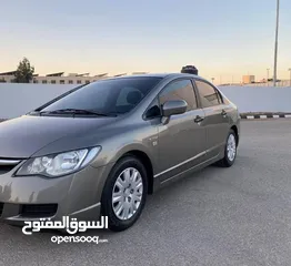  1 جنط هوندا سيفيك موديل 2008مع طاسات