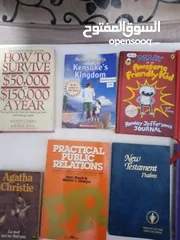  4 كتب وقصص انجليزي وعربي وتعليمي كميه كبيره اي كتاب بدينار