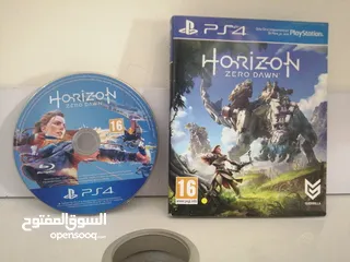  12 سي دي Horizon Zero Dawn مستعمل 1 شهر سبب البيع تم التختيم اللعبة شغالة ولا خدش