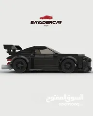  4 مجسم سيارات من قطع ال lego