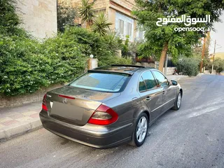  6 مرسيدس E200 فل كامل بانوراما موديل 2007