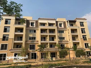  1 شقة 3غرف للبيع في القاهرة الجديدة كمبوند سراي Sarai بخصم 42% علي الكاش Lakes View