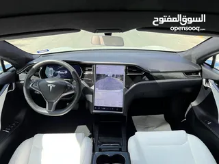  19 Tesla Model S Long Range Plus 2020 White interior