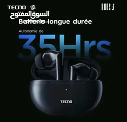  1 سماعات tecno buds 3