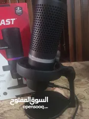  2 مايك hyperx duocast استخدام بسيط