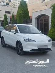  1 نيتا v موديل 2023 لون ابيض لؤلؤي فحص كامل جمرك حديث اتسكور 89% فحص soc 100% استخدام شخصي مثبت كارسير