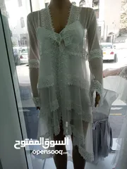  1 طقم عروسه ابيض 3قطع  صناعه سوريه وجوده عاليه