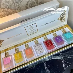  3 بكج مسك ابراهيم القرشي الفاخر الاصلي  7 روائح مختلفة ساحرة تجمع بين الفخامة والانتعاش