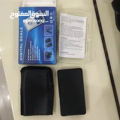 4 ميزان الذهب الدقيق مع محفظه جلد وكفر حماية  الأدق في الأسواق. اصغر ميزان بالعالم .