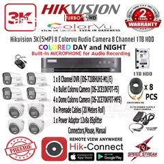  4 Hikvision CCTV CAMERA