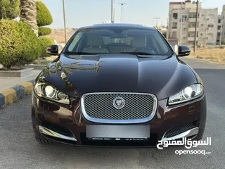  18 JAGUAR XF 2013 Full loaded (مخزنة) وارد الوكالة وصيانة الوكالة قاطعة مسافة 40 الف كم