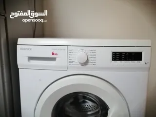  2 غساله هوفر 6 كجم بحاله ممتازه بدون اي اعطال. 6 kg hoover washing machine