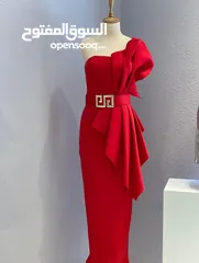  4 فستان احمر تسليم فوري