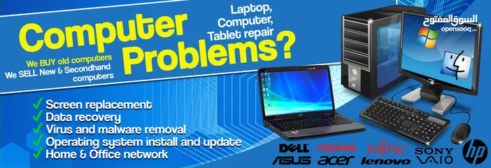  2 Laptop and Desktop Repair and Software Solutions