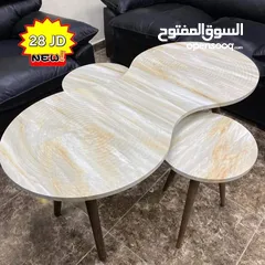  7 طاولات وسط مع طاولات سيرفس