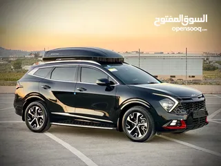  10 كايا سبورتاج  GT Line/2022 فل بدون فتحة سقف  2x4 ///240Hp بنزين + كهرباء  ( Haybrid) 1600cc