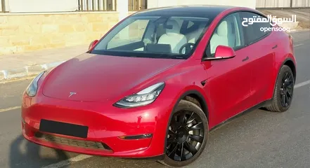  4 Tesla Y 2021 Dual Motor فحص كامل
