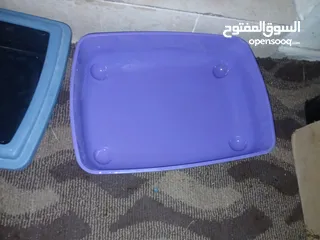 3 خمسة اقفاص ابحالة جيدة قابل للبدل او لتر بكس
