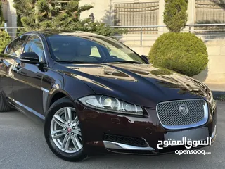  15 JAGUAR XF 2013 Full loaded (مخزنة) وارد الوكالة وصيانة الوكالة قاطعة مسافة 40 الف كم