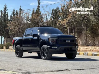  2 2022 FORD F-150 Platinum Hybrid Black-Edition