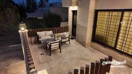  4 شقة مفروشة ارضية في عبدون - 14256