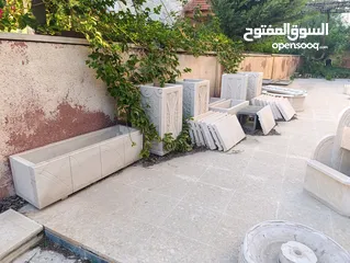 9 شلالات ،نوافير و أحواض زريعة حجر ورخام  قارمات ما شاء الله