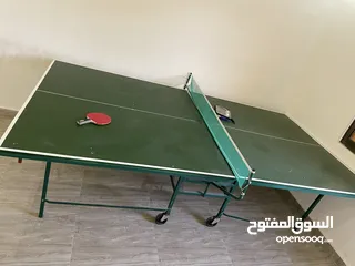  2 طاولة تنس بحالة ممتازة للبيع بسعر مميز