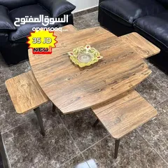  15 طاولات وسط وسيرفس متوفره  بعدة أشكال متنوعه منها مدور ومستطيل ومربع واحجام مختلفه وعده قياسات