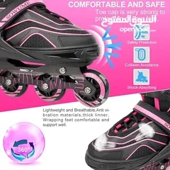  2 Sowume Inline Skate Shoes for Outdoor Fun حذاء بعجلات مضيئة https://olympiadsports.com/en/product/ol
