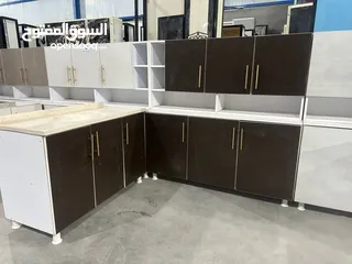  6 كاونتر خشب mdf مع سنك مرمر