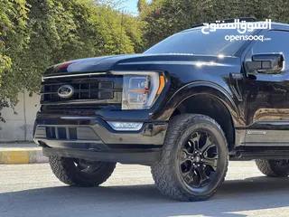  15 2022 FORD F-150 Platinum Hybrid Black-Edition