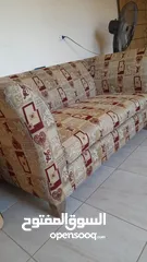 4 طقم كنب بحاله جيده خشب سويد 5سم