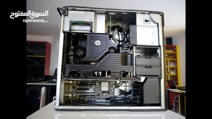  5 كمبيوتر وورك ستيشن جبار بمعالجين، رام 128جيجا، للأعمال الهندسية والتصميم