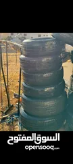  2 جنطات 16 وجنطات وسبيرات مشكله