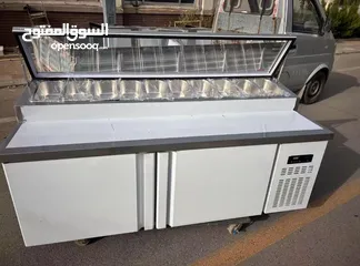  3 تلاجة بيتزا جديده