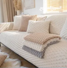  6 طقم الفرو الكرات الفاخر وصل  أفخم طقم يعطي للكنب شكل دافي ولطيف ومليان فخامة!