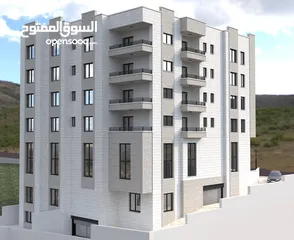  3 شقة 128م قيد الانشاء بافضل مواقع بيت ايبا وامكانية التقسيط ل 50 شهر