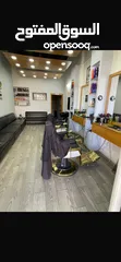  1 للبيع: ديكور صالون حلاقة رجالي — شبه جديد وبحالة ممتاز