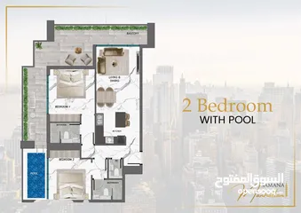  4 شقة بالقرب من برج خليفة ودبي هيلز مول بمقدم 20% فقط وبخطة دفع مميزة علي 8 سنوات