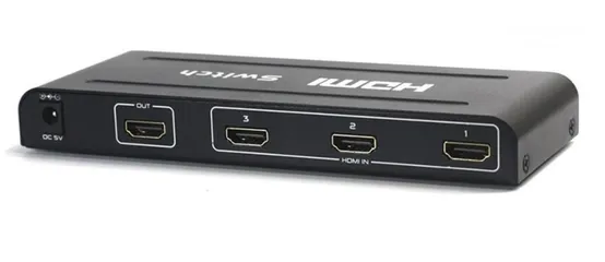  9 تحويلة وصلات HDMI لشاشات عرض متعددة HDMI Switch 3 IN 1 OUT 301